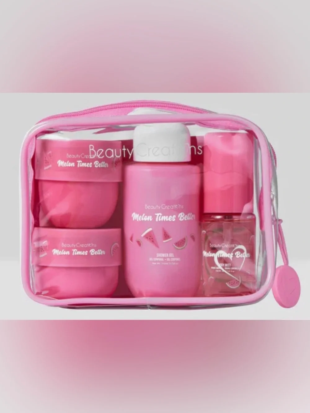 Beauty Creations Pink Melon Times Better Bath & Body Set